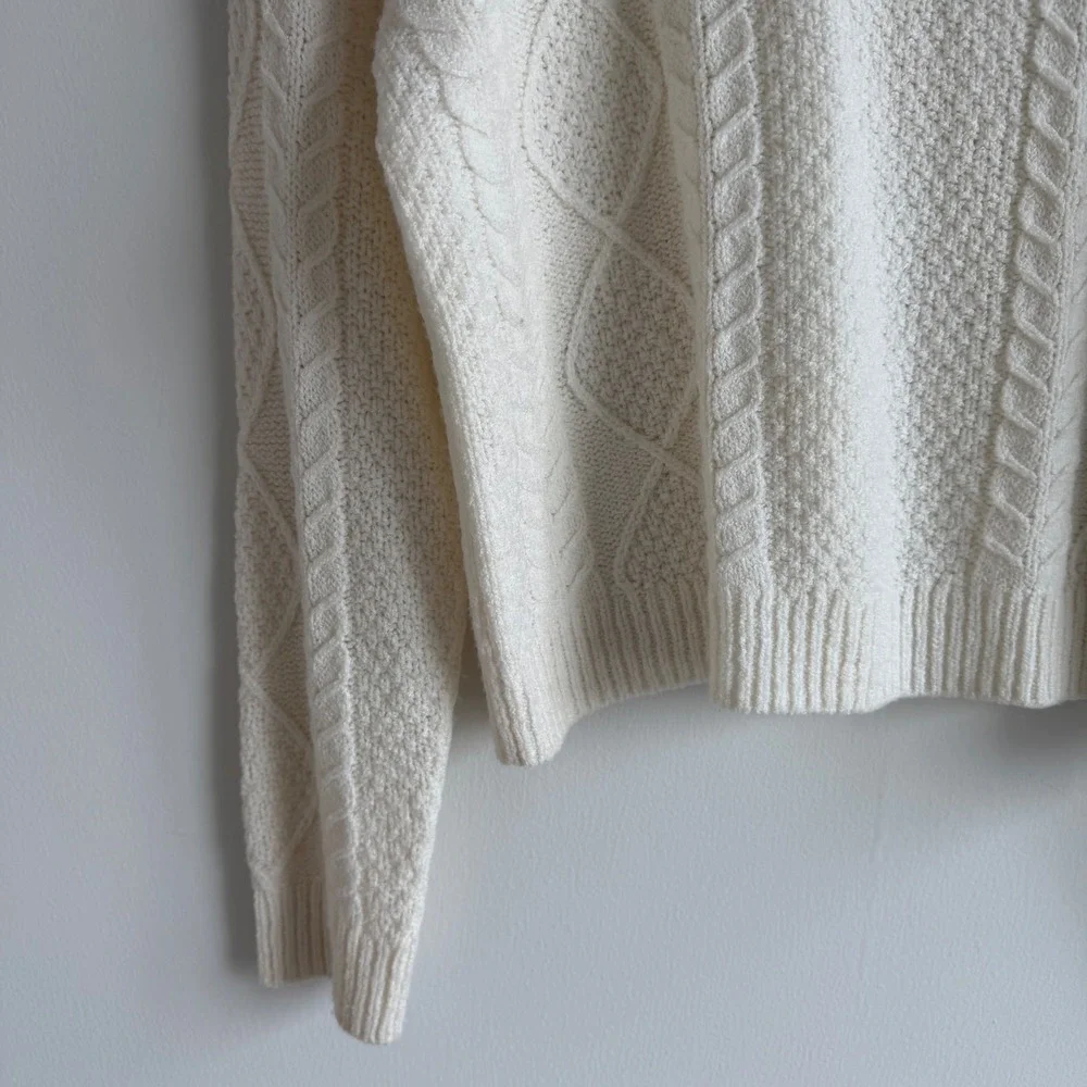 Women's‎ Vince Cable Knit Merino Wool Blend Pullover Size Small